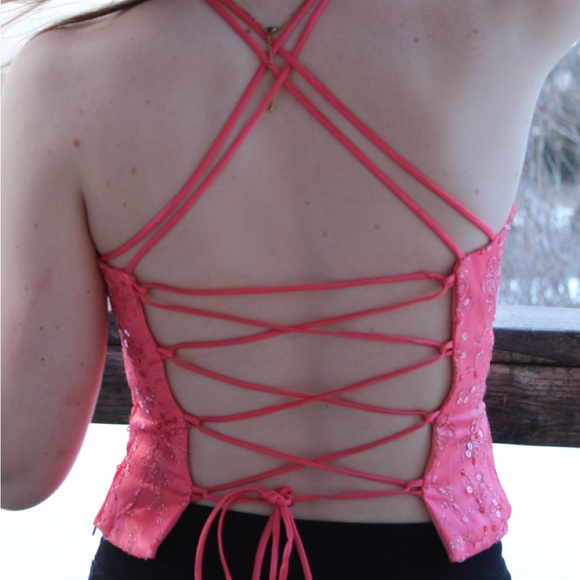 Structured sequin Y2K tank - Picture 4 of 4